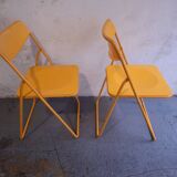Two ikea folding chairs, niels gammelgaard