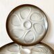 Vintage oyster plates from Salins France