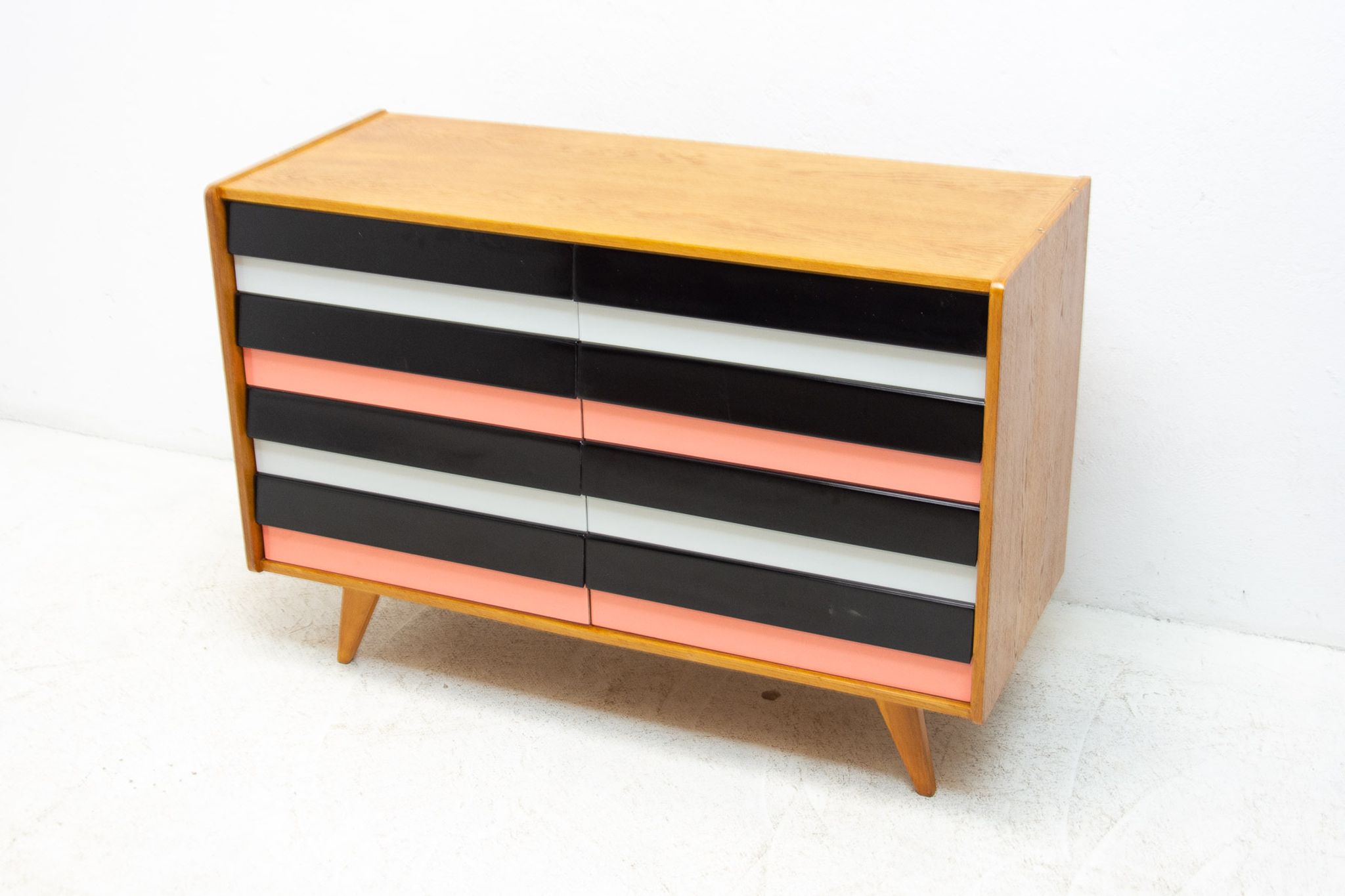 Mid century chest of drawers U-458 by Jiri Jiroutek Czechoslovakia, 1960´s