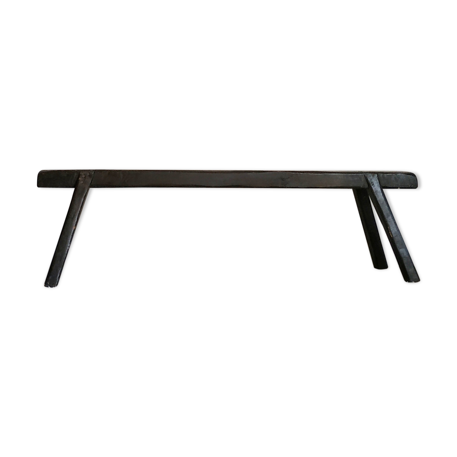 Old wooden farm bench