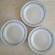 3 assiettes en faïence de Niverviller