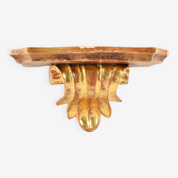Baroque wall harness console gilded wood