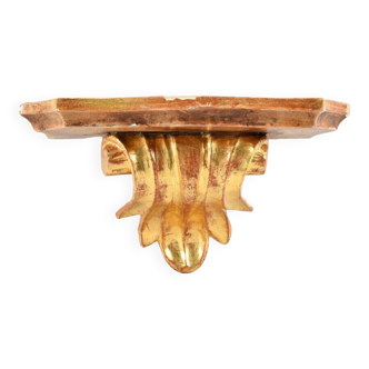Baroque wall harness console gilded wood
