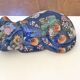 Vintage ceramic cat with fruit decoration