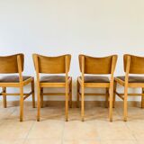Set of 4 chairs oak