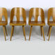 Wooden chairs by oswald haerdtl for ton (thonet), 1960s, set of 4