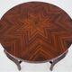 Table basse ronde art déco, pologne, milieu du 20ème siècle
