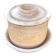 Vintage Biot Terracotta Butter Cooler: French Farmhouse Glazed Ceramic