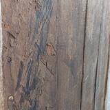 Old built-in wooden wardrobe