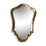 Gilded wooden mirror 41 cm