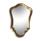 Gilded wooden mirror 41 cm