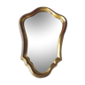 Miroir en bois doré 41 cm