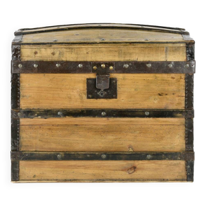 malle de transport en - bois