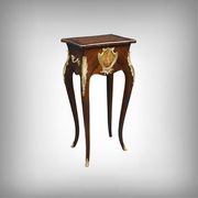 Table de salon, travailleuse en marqueterie, style Louis XV – fin XIXe