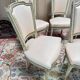Set of Six Louis XVI Style Lacquered Wood Chairs, 19th Century