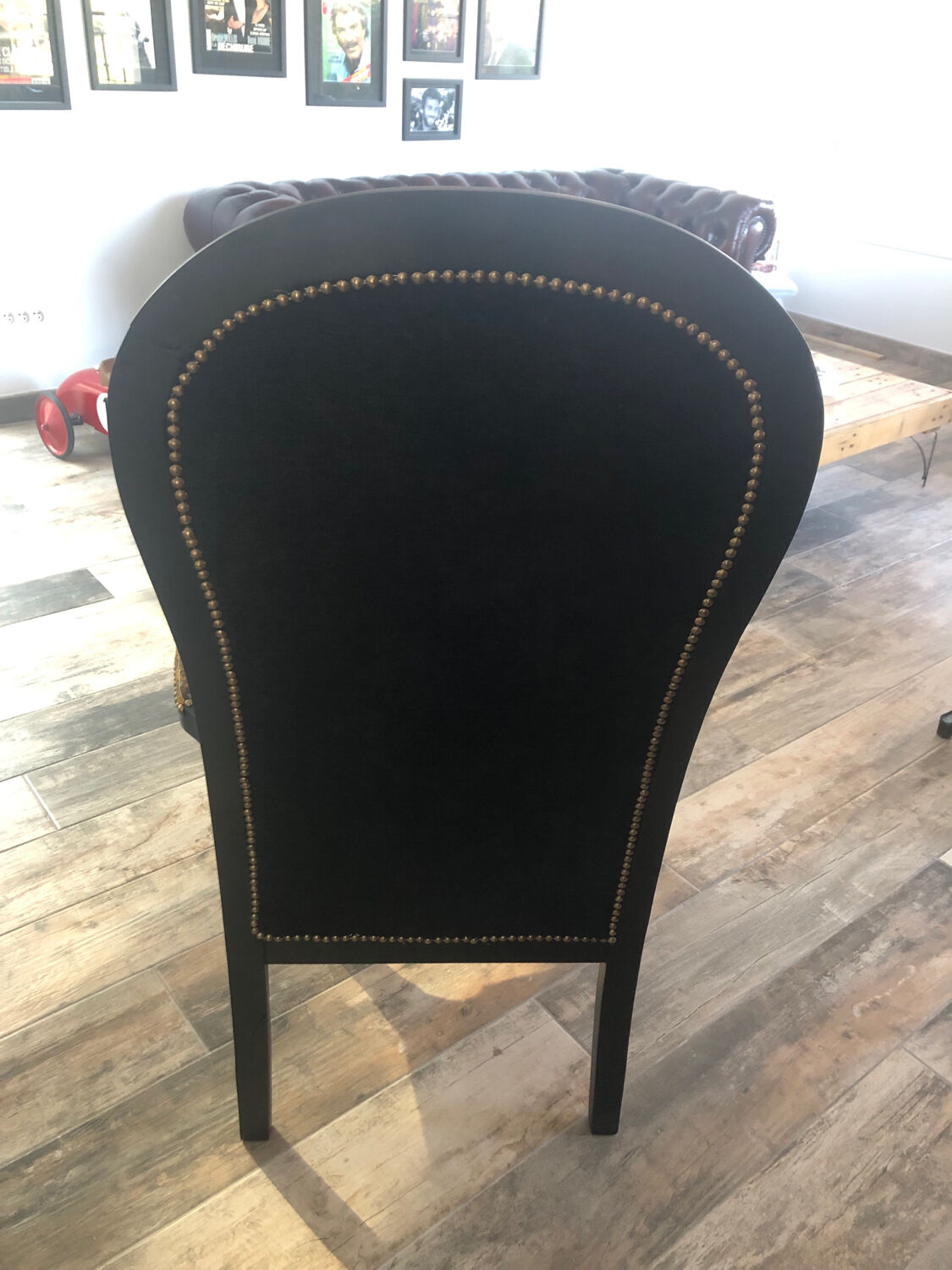 Restored Voltaire armchair