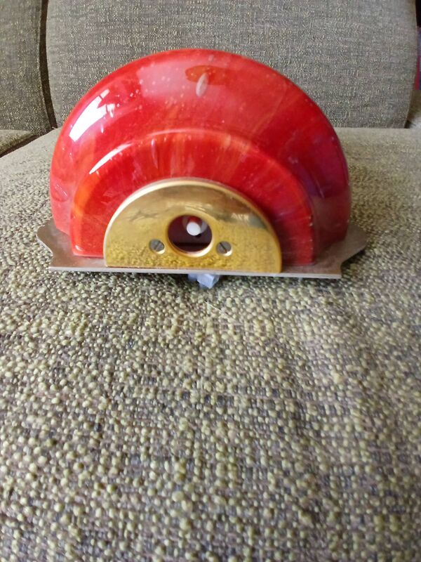 Appliqué orange marque DORIA vintage