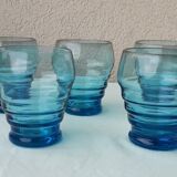 5 blue glasses