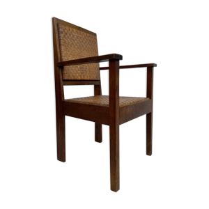 Fauteuil en chêne Pays-Bas 1930