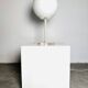 Milky Glass Sphere Table Lamp By Harco Loor For Harco Loor Design, The Netherlands 1980S