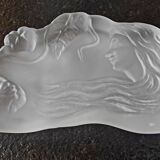 Rare sculpture Art Deco / plat à anneaux