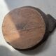 Ancient Indian plateau carved from solid wood "Rosette"