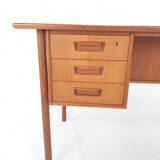 Danish Teak Desk by Gunnar Nielsen Tibergaard, 1960s