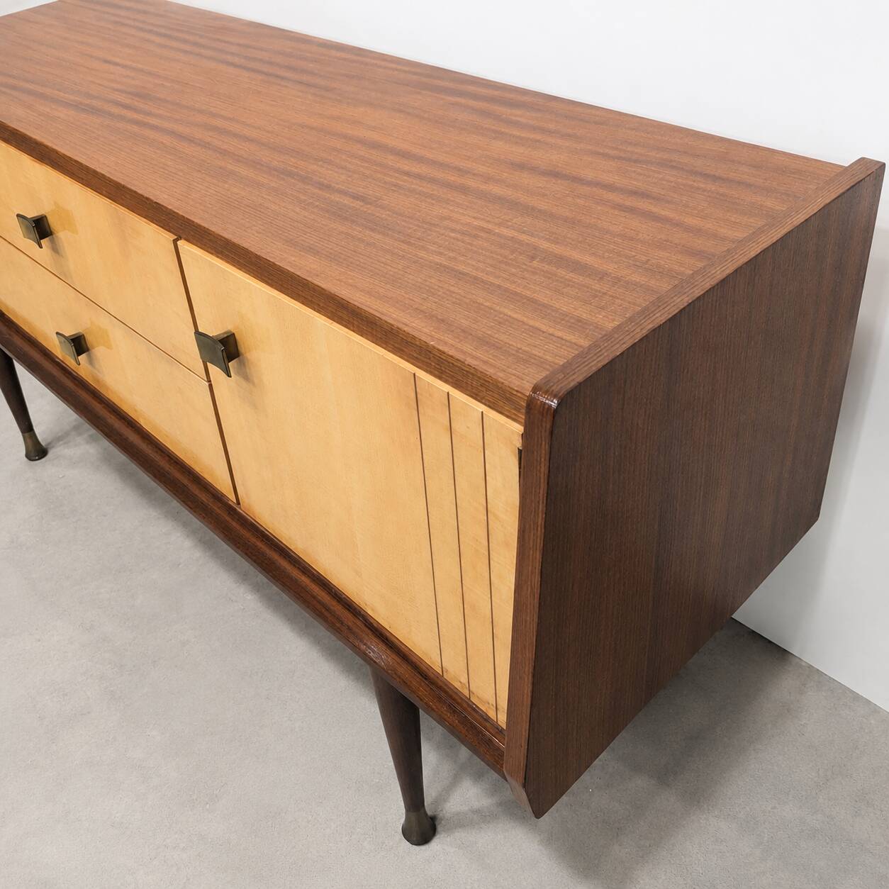 Mid-century bicolour sideboard from the 1960s.