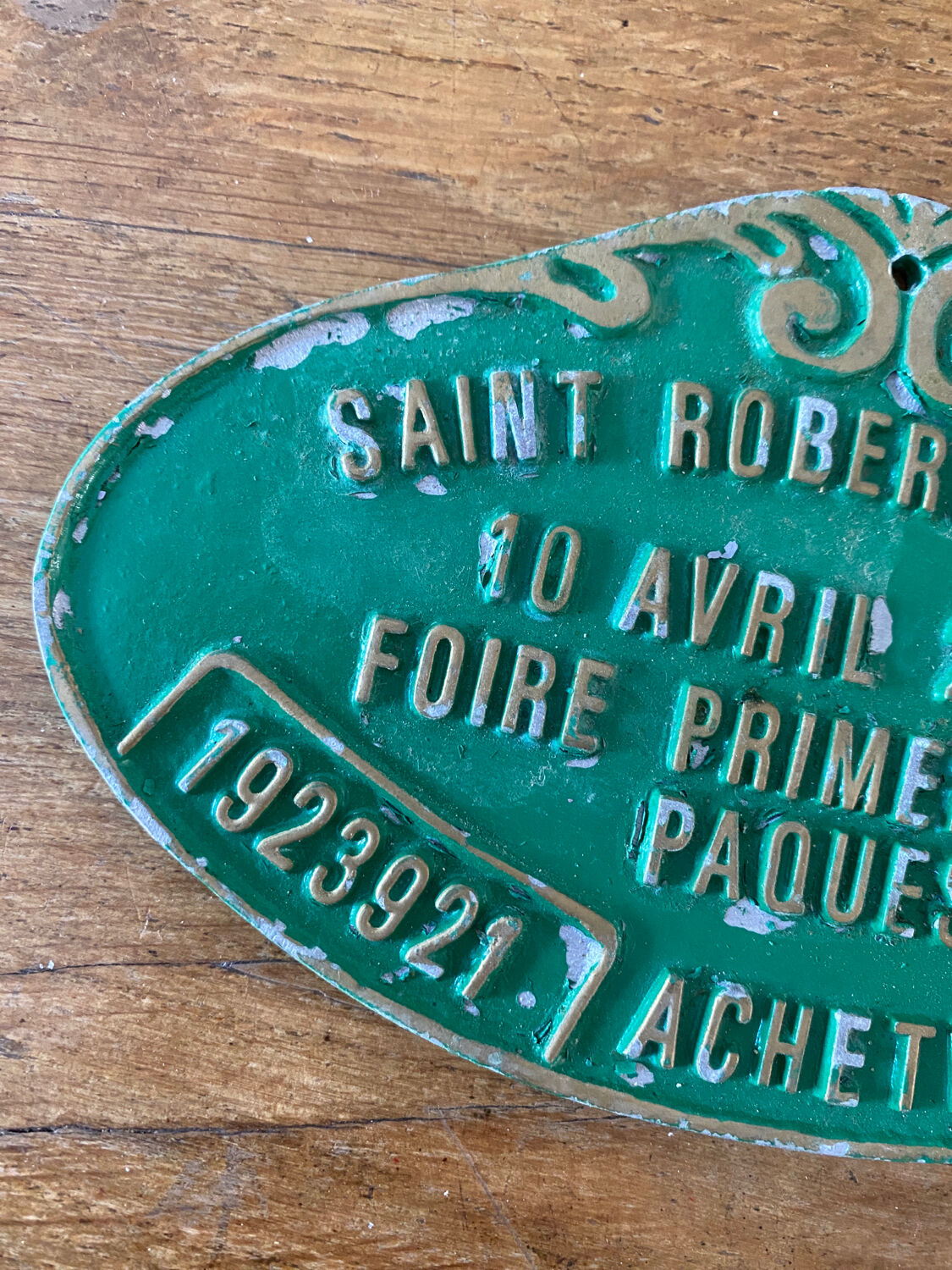 Green Agricultural Competition Plaque