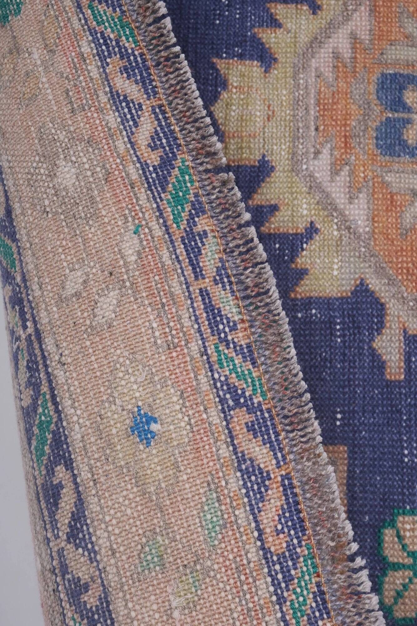Tapis turc vintage fait main