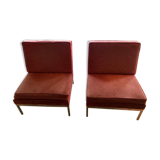 Paire de chauffeuses 65 de Florence Knoll