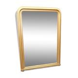 Golden mirror XlXth wood and stuk