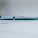 Vintage Beveled Glass Oval Mirror by A. Lupi for Cristal Luxor, Italy 1970