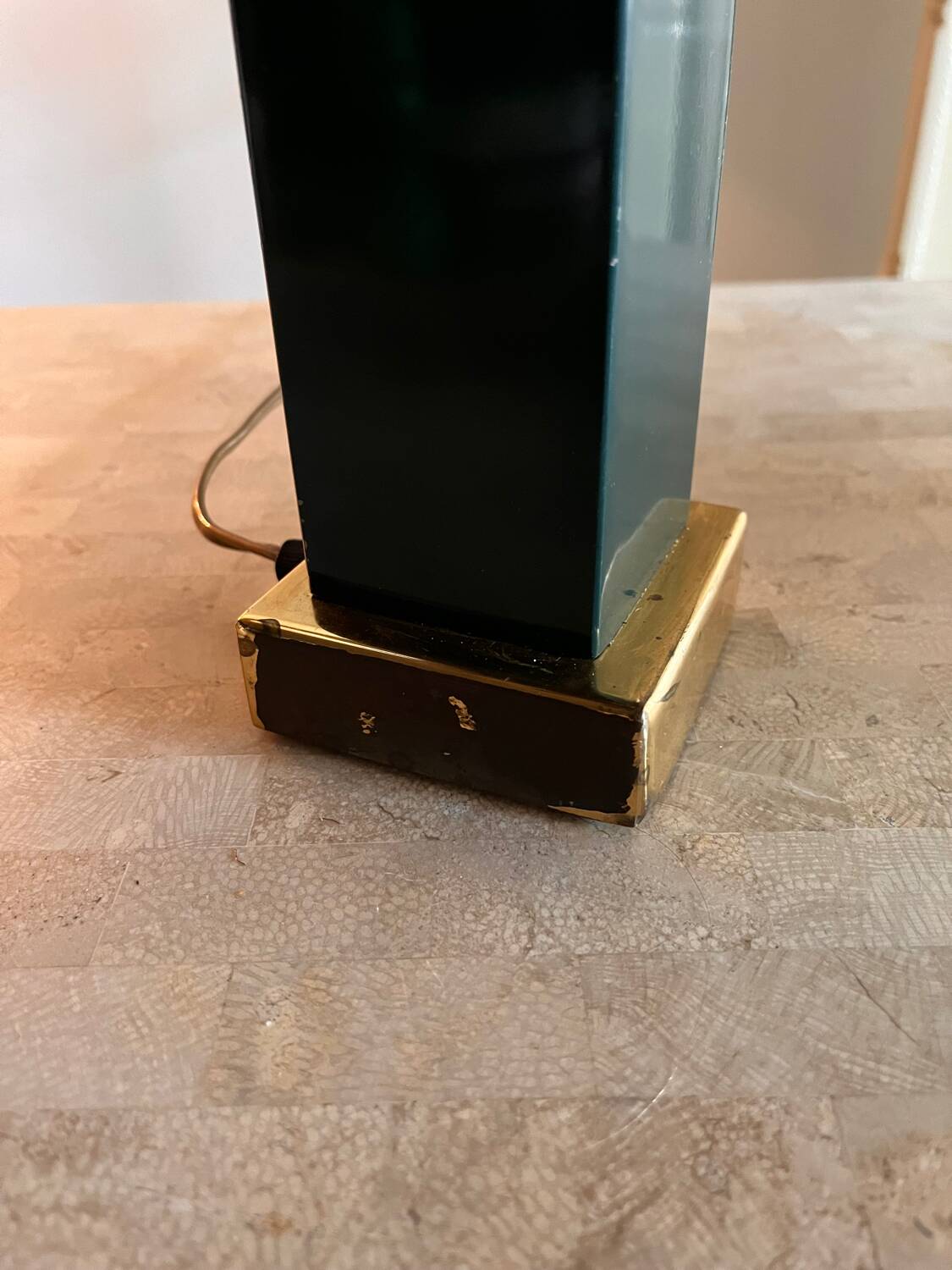 Palm lampe de table attribuée Maison Jansen