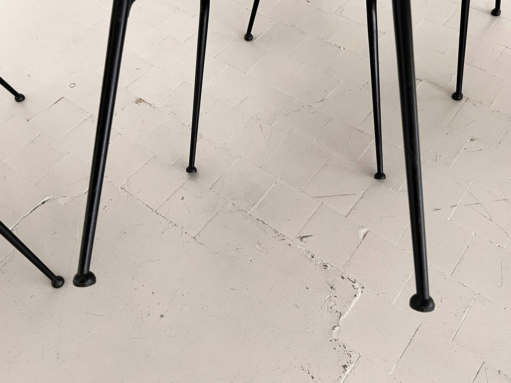 Italian Reupholstered Lounge Chairs, Set of 4pcs.