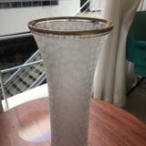 Vase feuille d'or