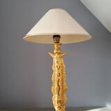 Cazenove lamp in gilded bronze