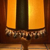 Lampe à poser bois vintage