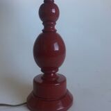 Toured wooden lamp