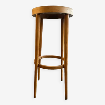 Light beech bar stool stamped Baumann