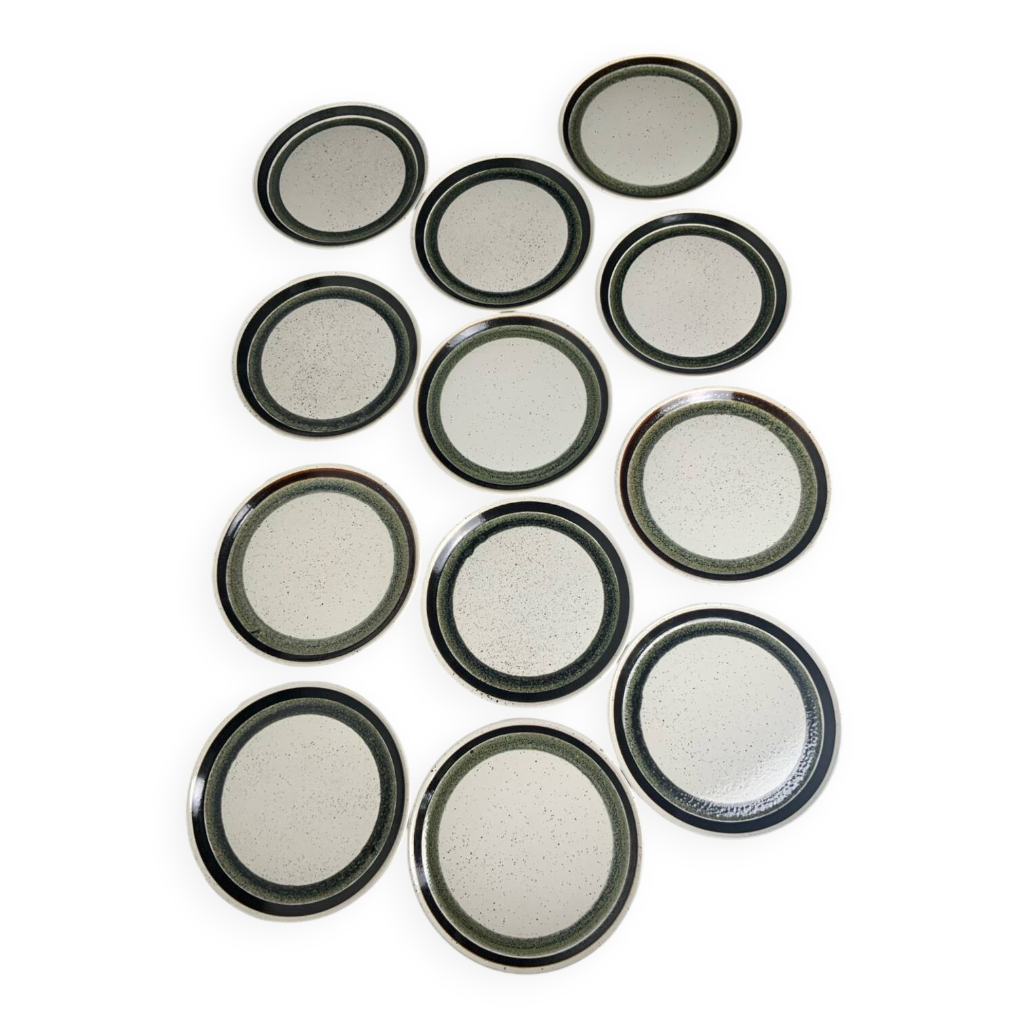 12 Vintage Dessert Plates