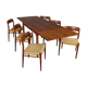 Set of 6 chairs and dining table Niels Otto Møller