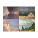 Paintings of 4 works by François Moreau 1915