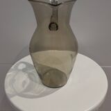 Smoked glass pitcher