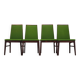 Ensemble de quatre chaises en palissandre, design danois, années 1970, éditeur : Dyrlund