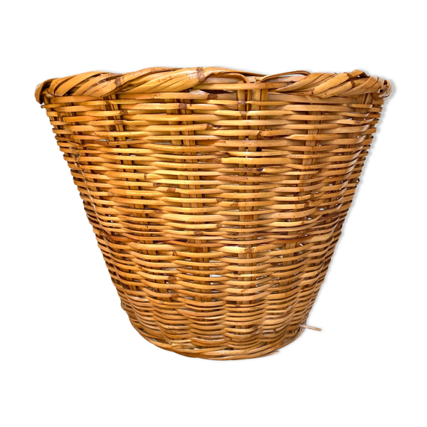 Cache pot en osier corbeille — Beyit