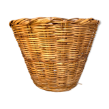 Wicker basket planter