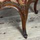 Louis XV armchair in carved walnut, needlepoint tapestry, 18th century