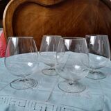 Verres ballons à cognac en cristal