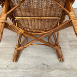 Small wicker children's armchair